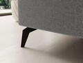 Coltar extensibil dreapta 4 locuri ELTAP, Sol-31, Solange, 292x196x84 cm, lemn/poliester, gri deschis