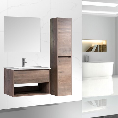 Set corp lavoar, lavoar oglinda si coloana, aurore, l.79 l.45 h.55, nuc