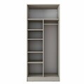 Dulap pentru haine, Hanah Home, BA308, 90x210x57.5 cm, Gresie