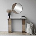 Oglinda decorativa, Neostill, Cicero, 60x60 cm, PAL, Bronz