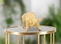 Decoratiune, Mauro Ferretti, Bull, 19.5 x 9.9 x 10.6 cm, polirasina, auriu