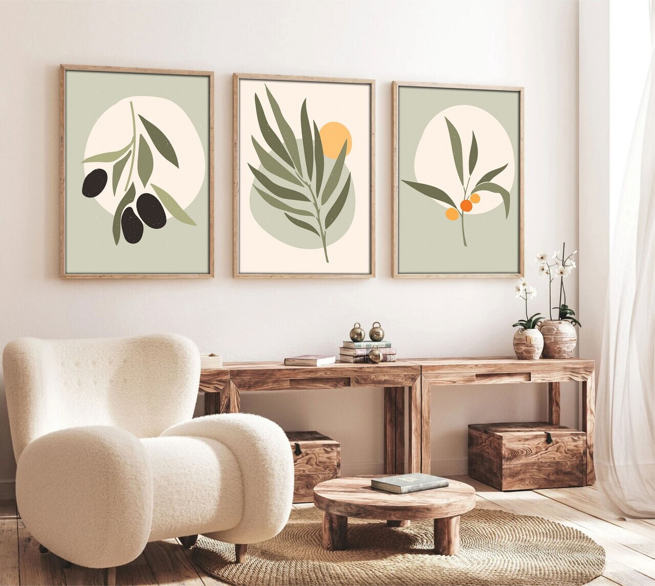 Tablou decorativ, Huhu116, Lemn masiv, Multicolor