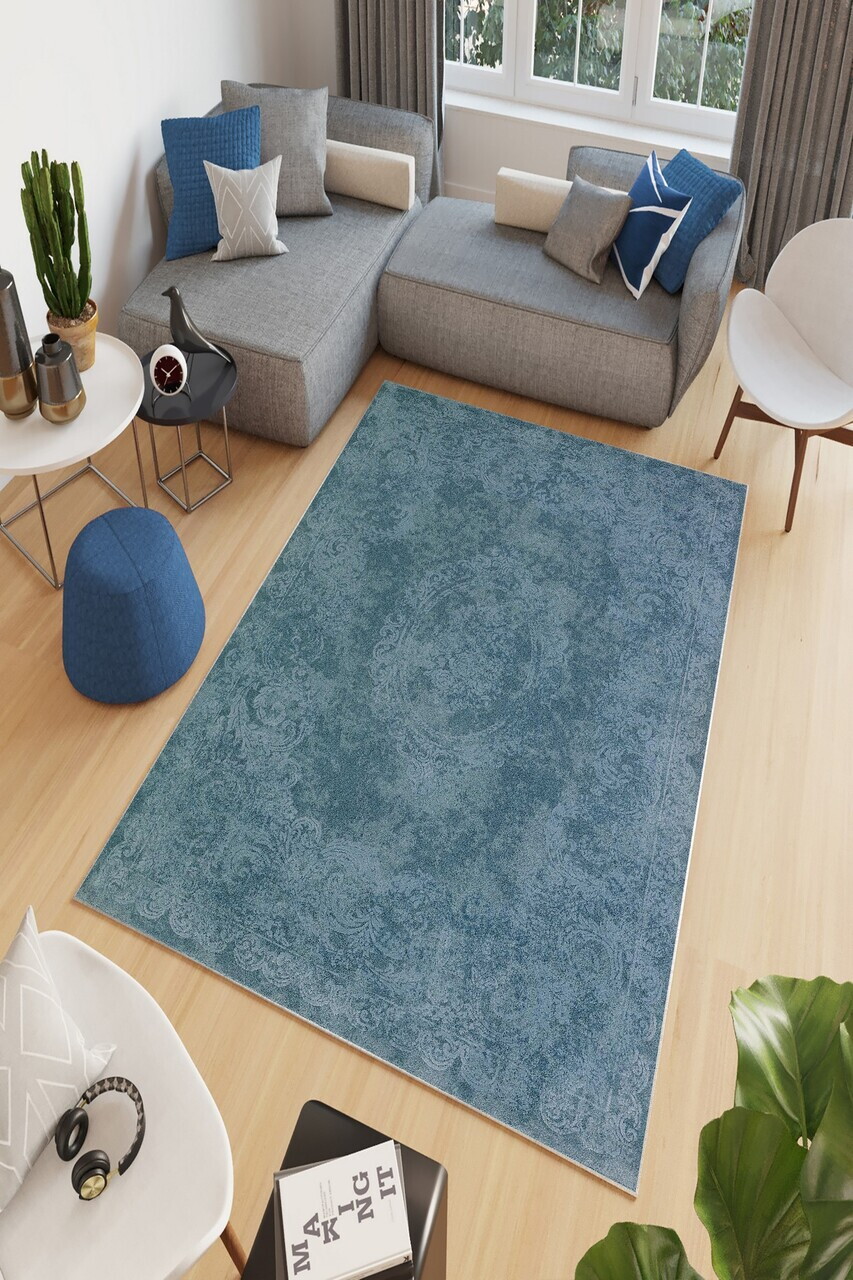 Covor W903 180x280 cm Poliester Albastru