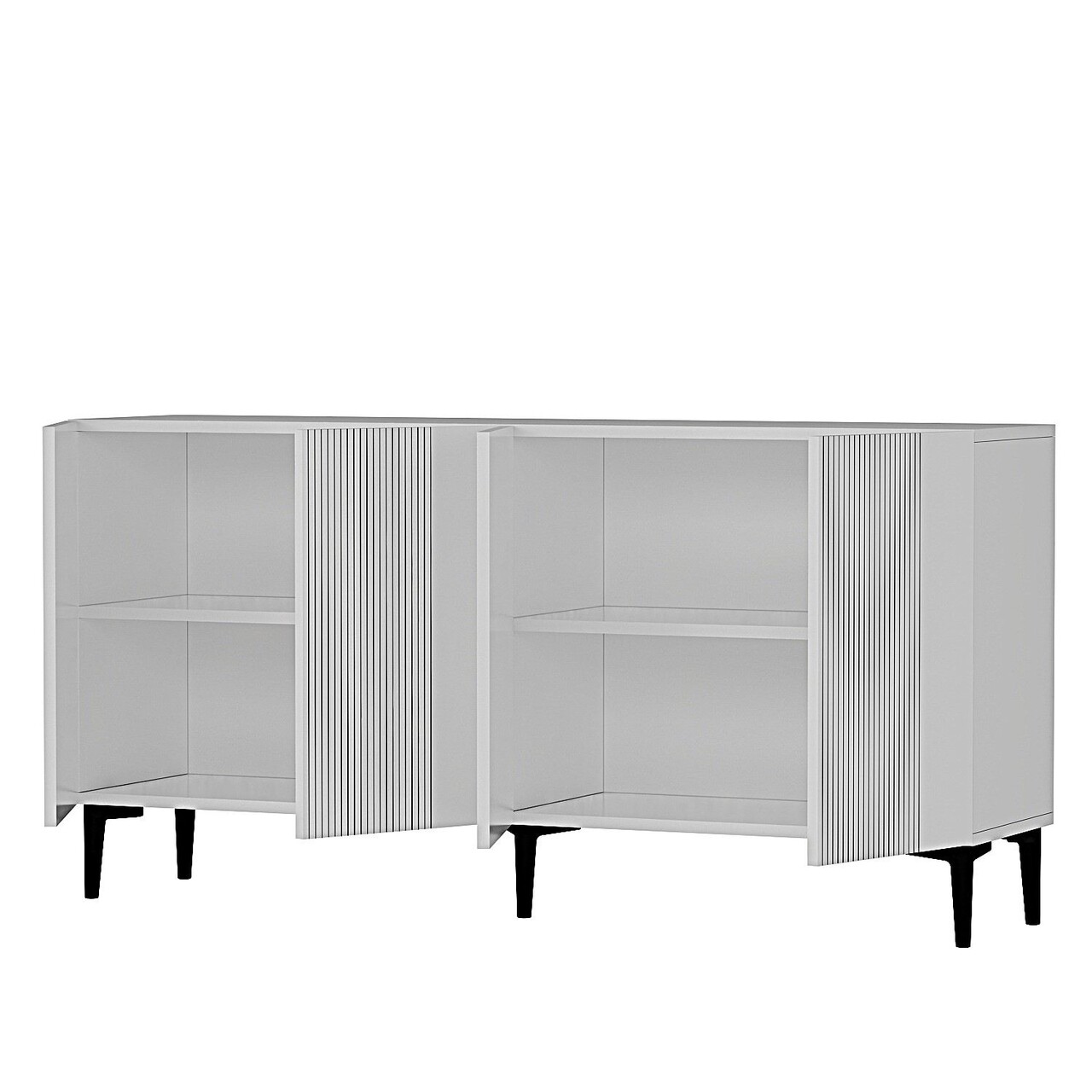 Consola, Hanah Home, Corsa 150, 150x75x32 cm, Alb - view 5