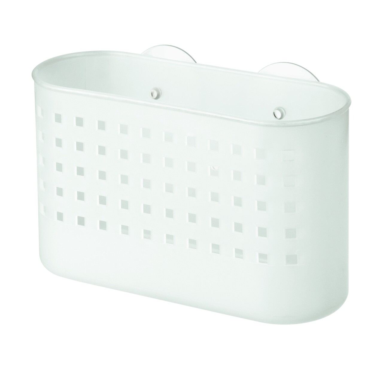 Suport accesorii pentru baie Basic, iDesign, 26x10.5x16.5 cm, cu ventuze - 1 | YEO