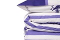 Lenjerie de pat dubla King, 3 piese, 220x240 cm, 100% bumbac ranforce, Beverly Hills Polo Club, BHPC 029, lila