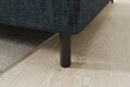 Coltar extensibil dreapta 3 locuri ELTAP, RT-40MAN, Barea, 208x160x100 cm, lemn/poliester, albastru inchis