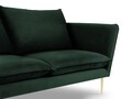 Canapea, Verveine, Mazzini Sofas, 3 locuri, 212x95x96 cm, catifea, verde bottle