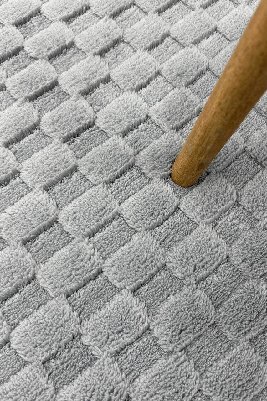 Covor, CLR-DOLLHALI-GRİ-56, 80x300 cm, Poliester, Gri — imaginea 3