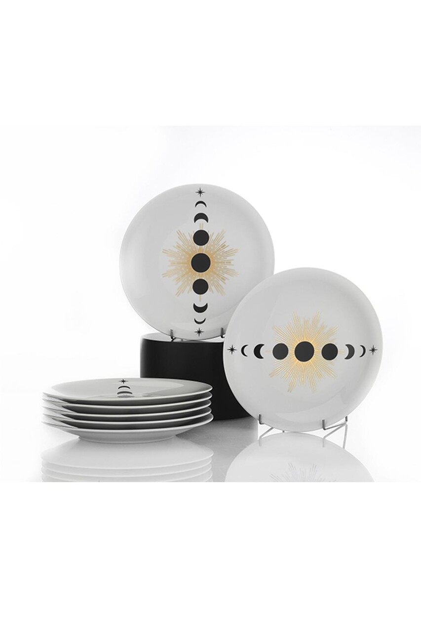 Set 6 farfurii pentru desert Kutahya Porselen, ZG06PS1211908, Ø21 cm, portelan - 1 | YEO