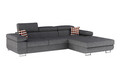 Coltar extensibil dreapta 4 locuri ELTAP, Armd-07, Armando, 289x203x85 cm, lemn/poliester, gri/multicolor