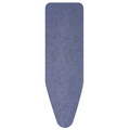 Husa pentru masa de calcat, Brabantia C, Denim Blue, 124x45 cm, 8 mm spuma, bumbac, albastru denim