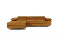 Coltar extensibil stanga 4 locuri ELTAP, Armd-87, Armando, 289x203x85 cm, lemn/poliester, mustar
