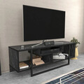 Comoda TV, Retricy, Asal 120, 120x35.2x40.2 cm, PAL, Negru