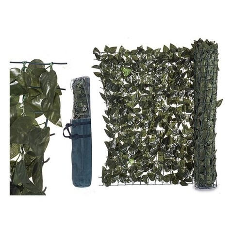 Panou decorativ Ibergarden, 100x4x300 cm, plastic, verde