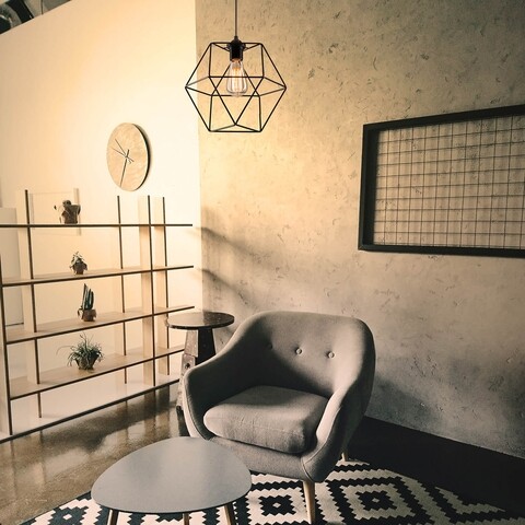 Lustra siyah, asz.1171, squid lighting, 26x81x29 cm, 20w, negru