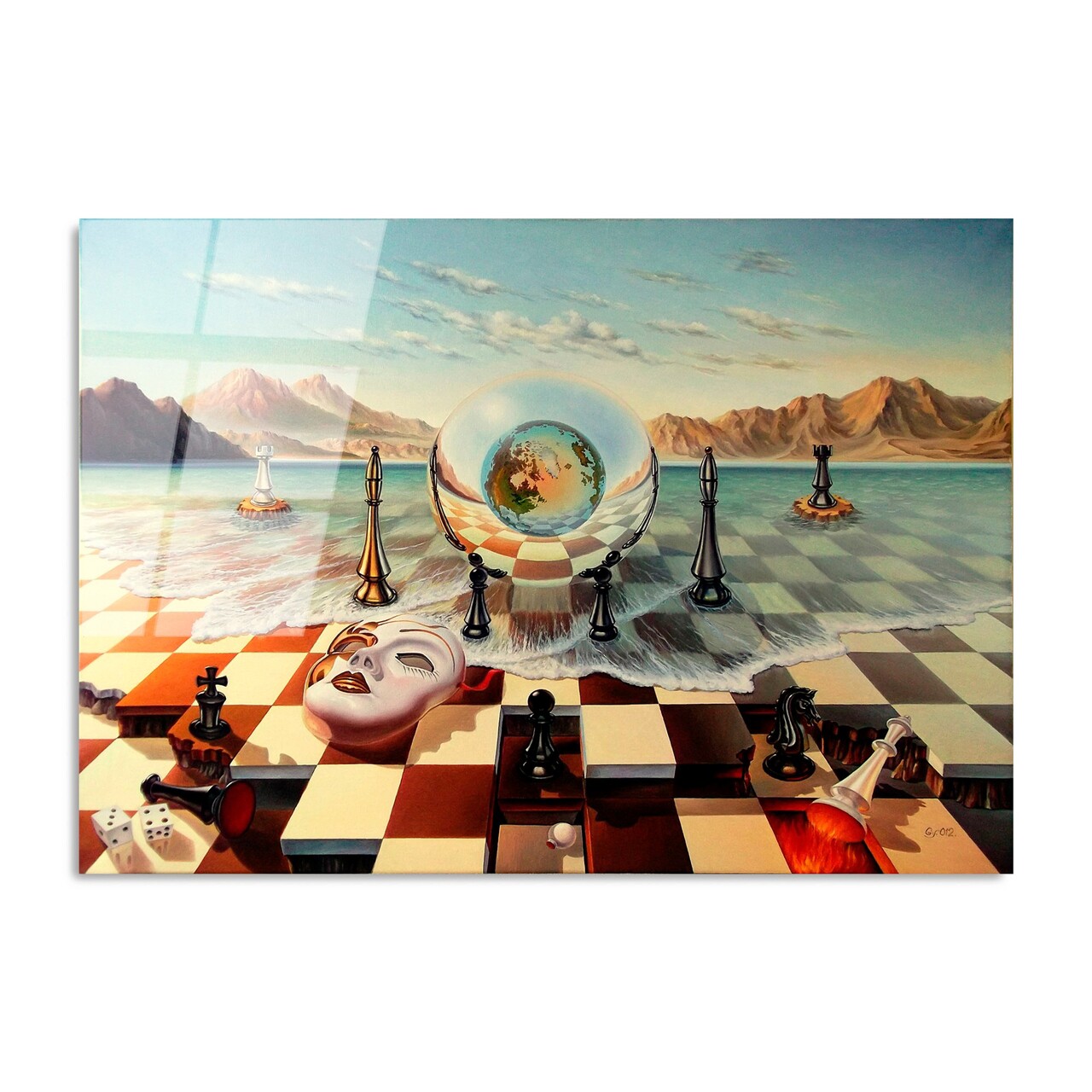 Tablou decorativ, UV-260 70 x 100, 70 x 100 cm, Multicolor - view 5