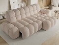 Coltar extensibil stanga 3 locuri ELTAP, Ceedro, 283x165x98 cm, lemn/poliester, bej