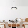 Lustra, Fulgor, 942FLG1357, Metal, Negru