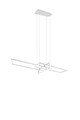 Lustra Salinas, TRIO, 110x40x150 cm, 34W, 1x SMD, metal, alb mat