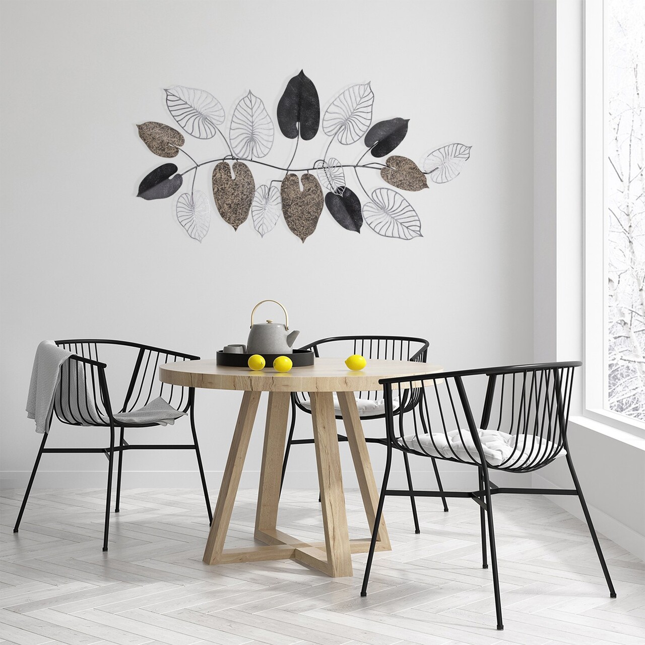 Decoratiune de perete, Furize 3, Dimensiuni: 120 x 4 x 63 cm, Multicolor - view 4