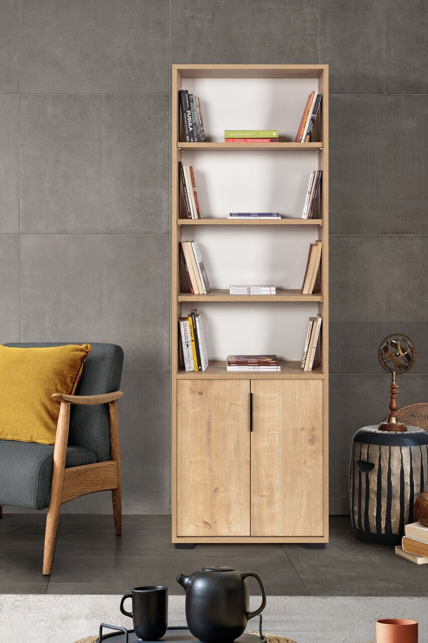 Corp biblioteca Hanah Home Evm 8102 60x187x30 cm PAL Maro