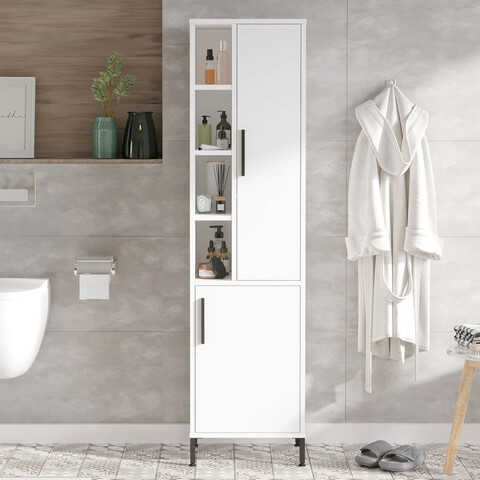 Dulap multifunctional, locelso, vi2-w, 45x173.6x35.5 cm, alb
