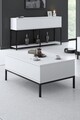Masuta de cafea, Bexley, Lord, 90x40x60 cm, PAL, Alb/Negru
