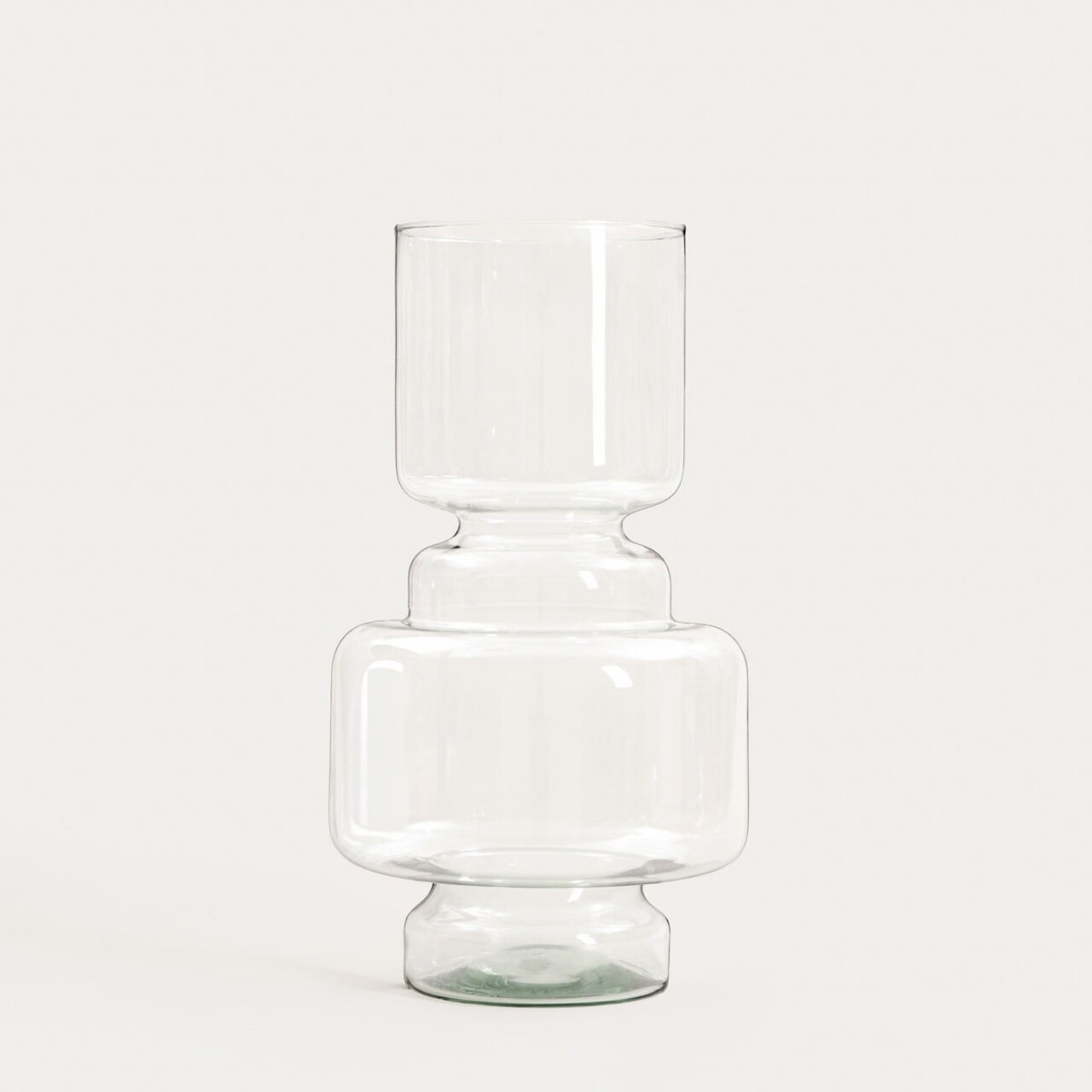 Vaza Luki, Homla, 15.5x40 cm, sticla, transparent - view 2