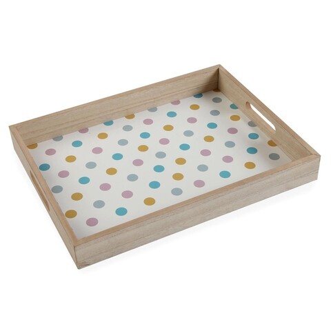 Tava pentru servire Springdots, Versa, 45 x 30 x 5 cm, MDF