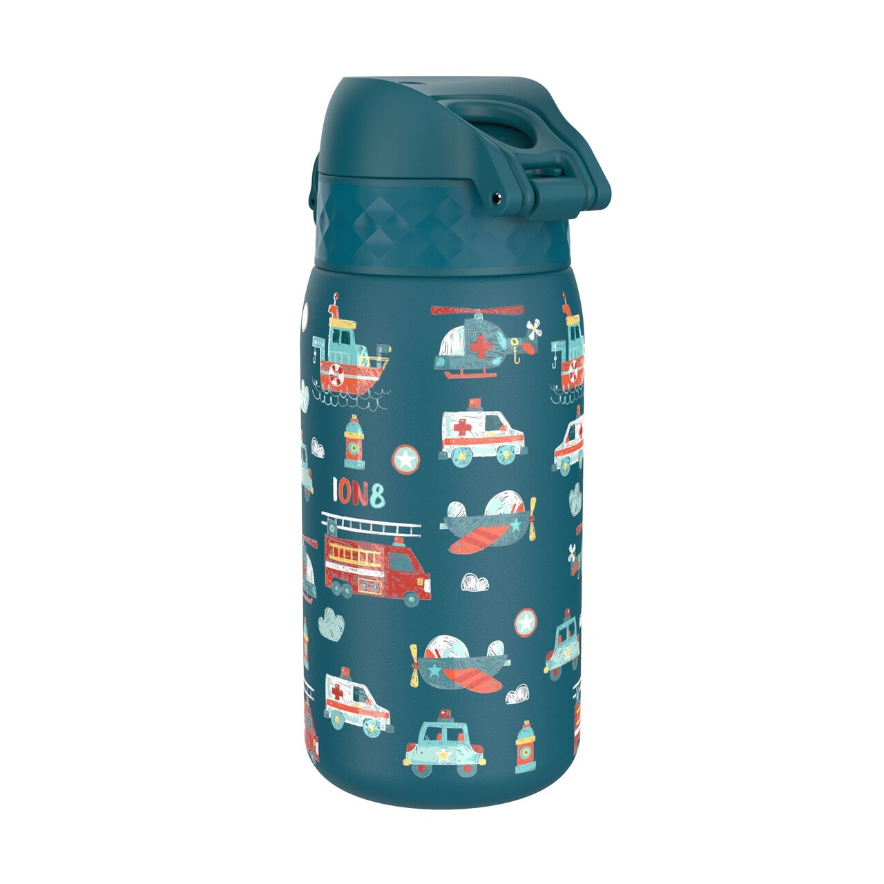 Sticla apa pentru copii, inox, 400ml, Rescue Vehicles - Ion8 - view 3