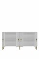 Consola, Hanah Home, Ayshe 150, 150x75x32 cm, Alb/Auriu
