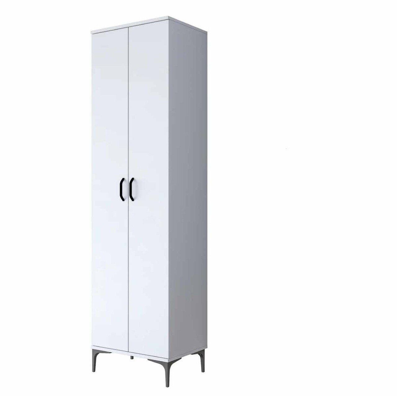 Dulap multifunctional, Hanah Home, JE257, 60x218.6x45 cm, Alb — imaginea 10