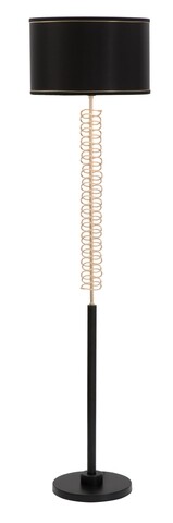 Lampadar twist, mauro ferretti, 1 x e27, 40w, Ø 40x164 cm, fier