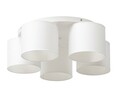 Plafoniera ELTAP, Vespillo, 58x18 cm, 5xE27, 15W, otel/PVC, alb