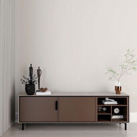 Tapet, Him Collection, Lățime: 106 cm Lungime: 1005 cm, Crem