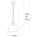 Lustra, Alby, 527ABY1722, Metal, Cupru