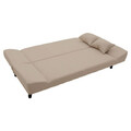 Canapea extensibila 3 locuri Tiko, Pakoworld, 200x85x90 cm, textil, bej