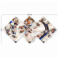 Set 4 tablouri decorative, 4MDF670936204, MDF, Imprimat UV, Multicolor