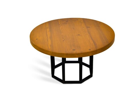Masuta de cafea, massive design, granvin, nuc / negru