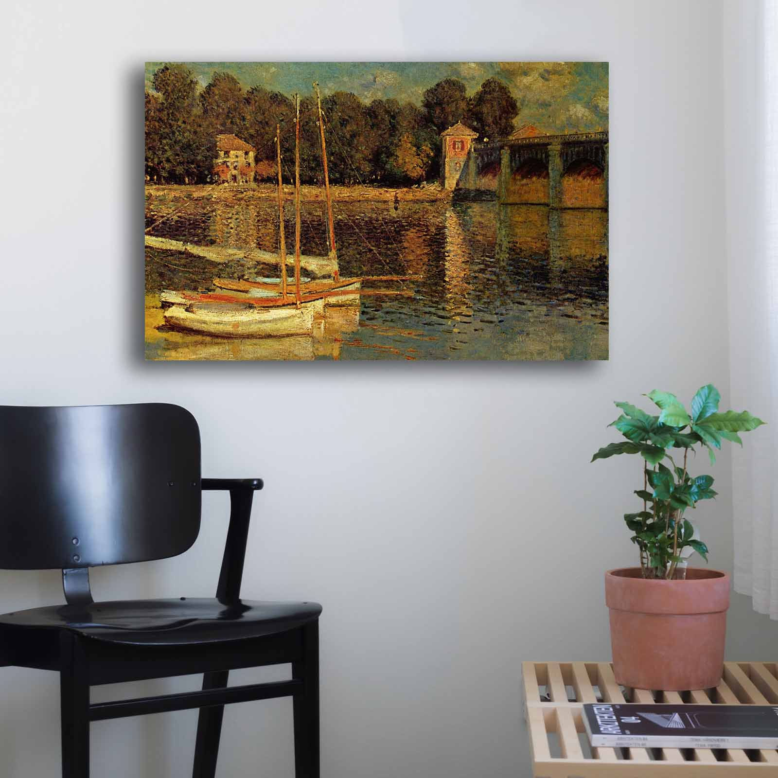 Tablou decorativ, 4570MONET011, Lemn, Multicolor