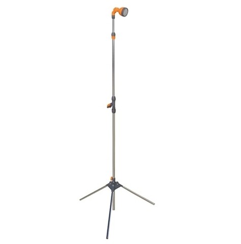Dus de gradina Jocca, 12.5 x 14 x 26 cm, plastic/metal, gri/portocaliu
