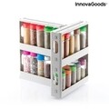 Organizator de condimente glisant si pivotant, Rispick InnovaGoods, 10x28x28.5-45 cm