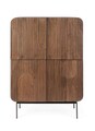 Bufet Orissa, Bizzotto, 90x42x120 cm, lemn de mango/MDF, maro