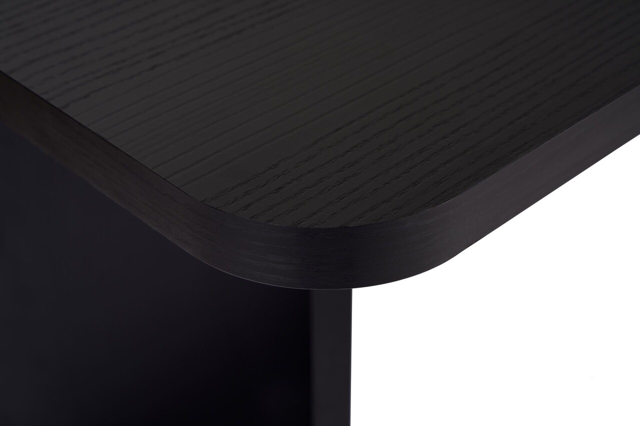 Masa, Nordure, Linza, 180x75x90 cm, Negru - imagine 10
