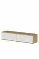 Dulap, Hanah Home, Didema, 120x25.5x30 cm, Stejar Safir / Alb