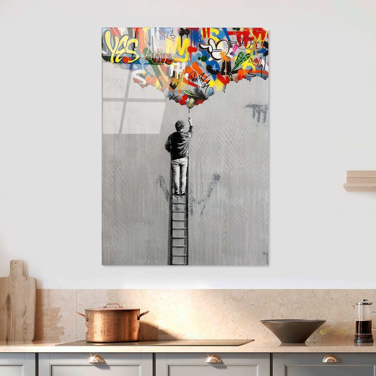 Tablou decorativ, UV-730 70 x 100, 70 x 100 cm, Multicolor - view 2