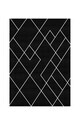 Covor, CLR-0000567-038, 120x180 cm, Poliester, Negru