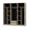 Dulap pentru haine, Hanah Home, Lorin, 214x210x52 cm, Beirut