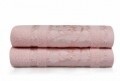 Set 2 prosoape de maini 50x90 cm, 100% bumbac, Soft Kiss, Lucca, roz